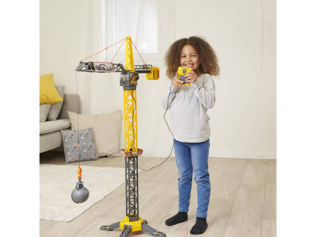 Dickie Toys Grue 110 avec contrôleur à câble