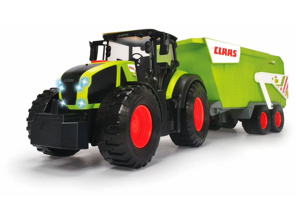 Tracteur et Remorque Claas de 64 cm avec Lumières et Sons