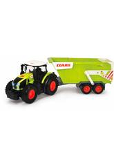 Tracteur et Remorque Claas de 64 cm avec Lumières et Sons