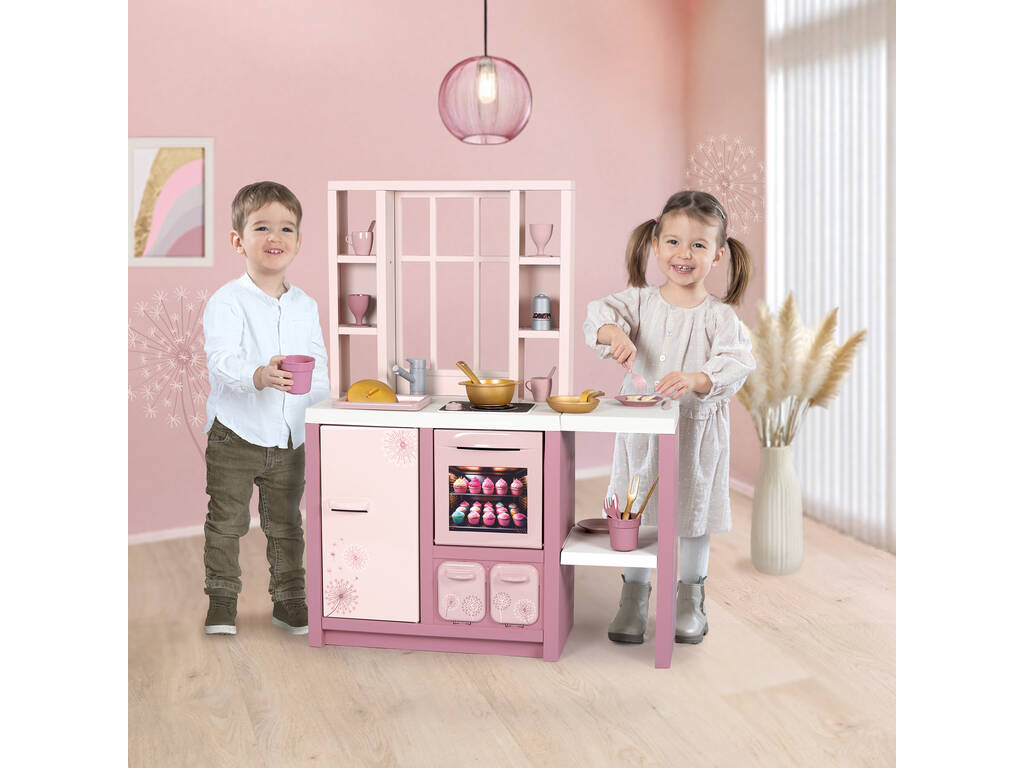 Cuisine Loft Rosa avec appareils électroménagers et 27 accessoires