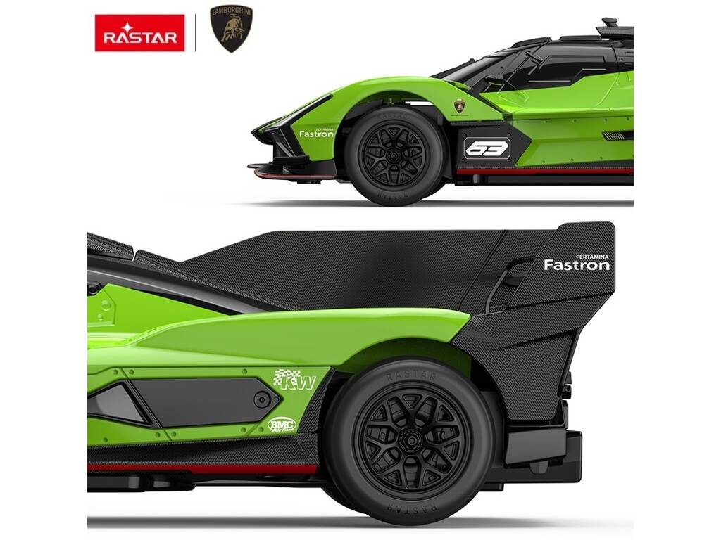 Voiture radiocommandée 1:24 Lamborghini SC63 verte
