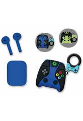 Auriculares Inalámbricos Gaming con Caja de Carga y Accesorios