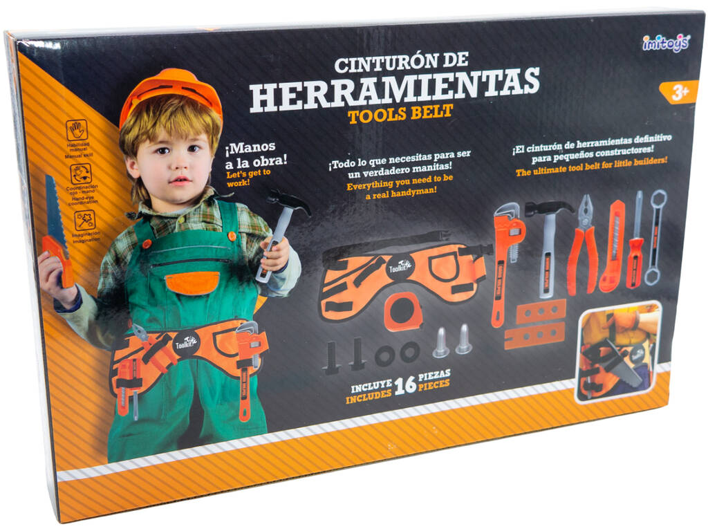 Set di attrezzi con cintura e accessori