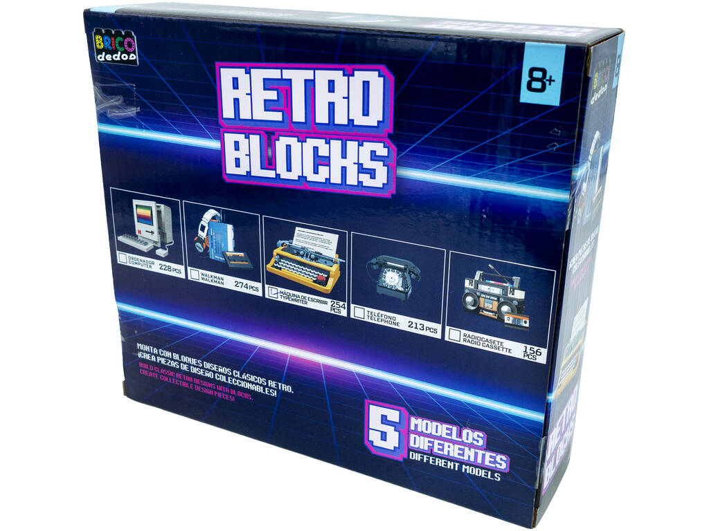 Retro Blocks Walkman Rétro de 274 pièces