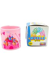 Mola Divertida Rosa com Design de Unicórnio e Castelo