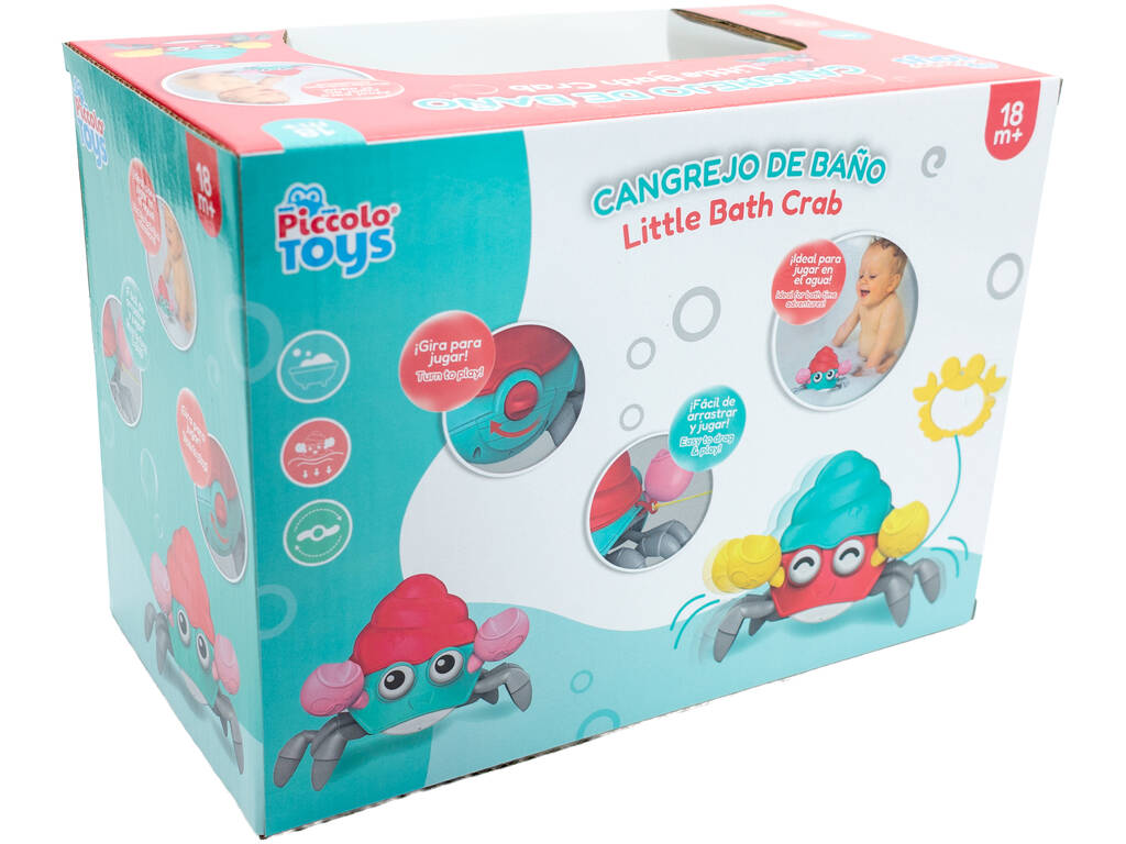 Crabe de bain à carapace bleue avec mouvement