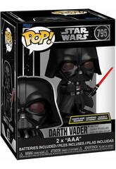 Funko Pop Star Wars Figura Darth Vader com Luz e Sons