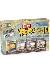 Funko Bitty Pop One Piece Pack 4 com Sanji