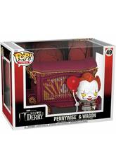 Funko Pop Town IT Welcome To Derry Figurine Pennywise avec wagon