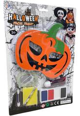 Conjunto de Maquilhagem Abóbora Halloween