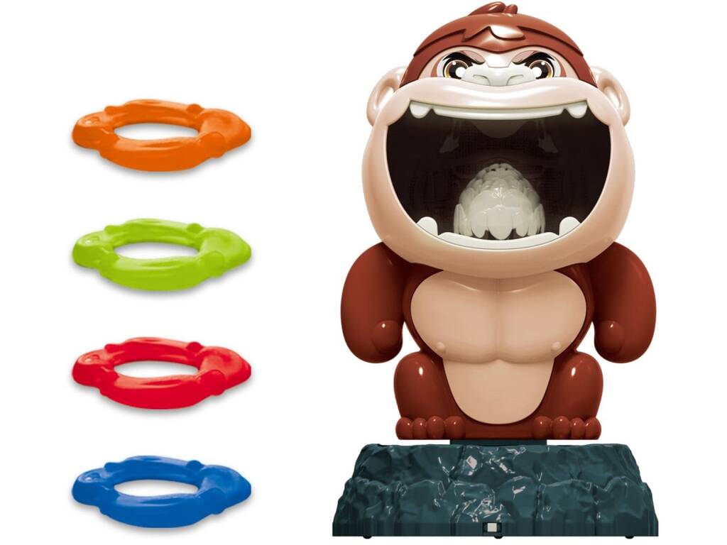 Gorille glouton avec 20 anneaux