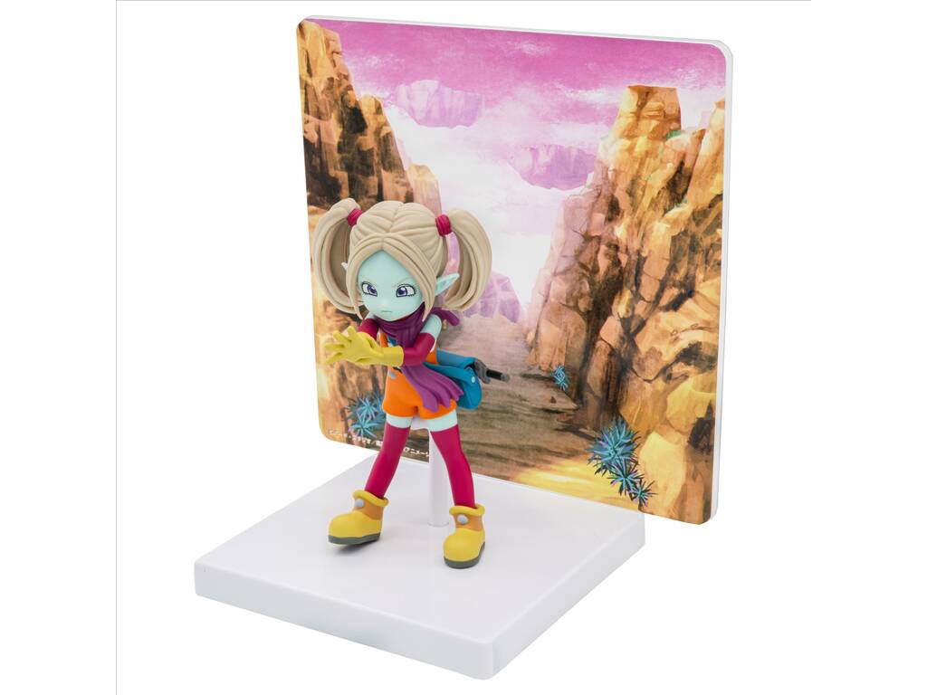 Dragon Ball Daima Figura Panzy con Panel de 14 cm