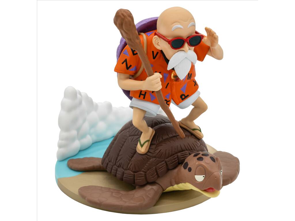Dragon Ball History Box Figura Maestro Roshi con Tortuga de 12 cm