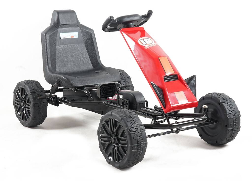 Kart à pédales Go-Kart rouge