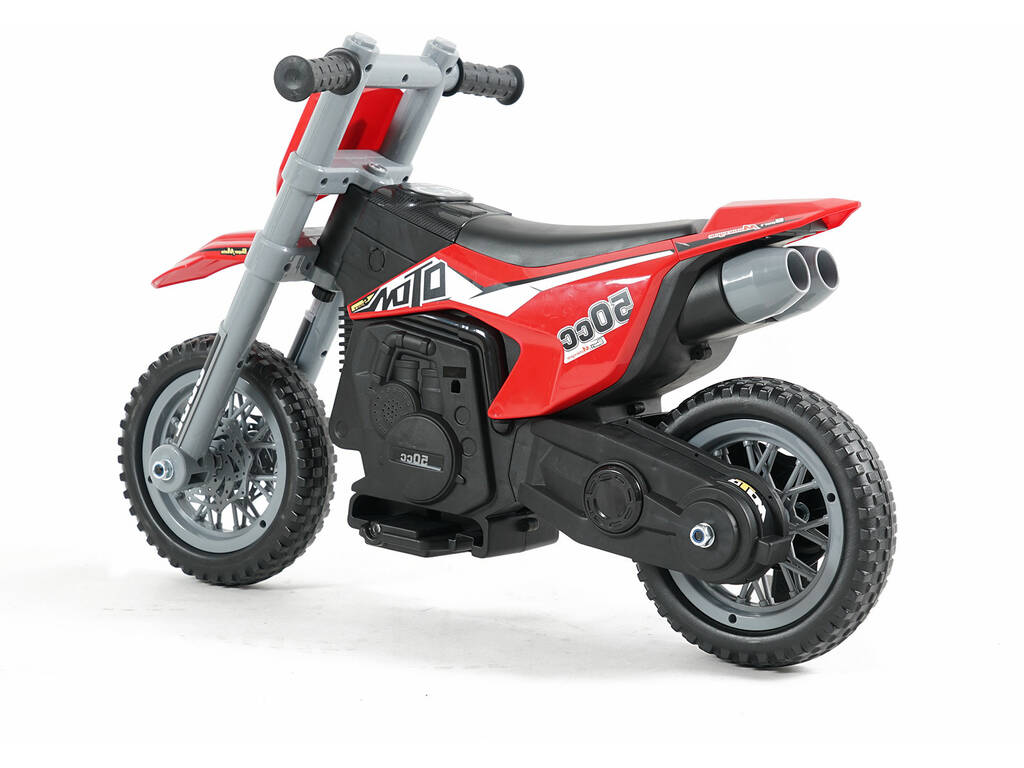 Trotteur moto rouge pour enfant