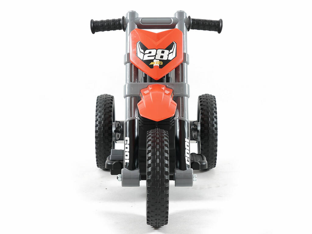 Moto a Batería Roja de 6V con 3 Ruedas