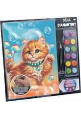 Diamantiny décorer avec des pierres précieuses Kitty Rosso