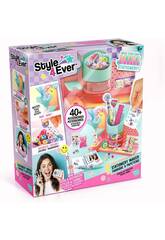 Style4Ever Mini Fábrica de Papelaria Canetas e Caderno