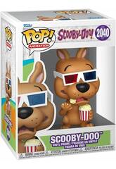 Funko Pop Animation Scooby Doo Figur Scooby Doo mit Brille und Popcorn