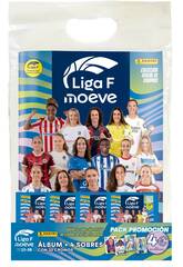Liga F Moeve 2025-26 Starter Pack Album mit 4 Umschlägen