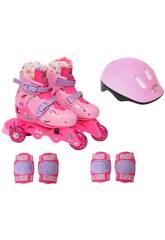 Barbie Patines Convertibles y Ajustables Talla 30-33 con Accesorios