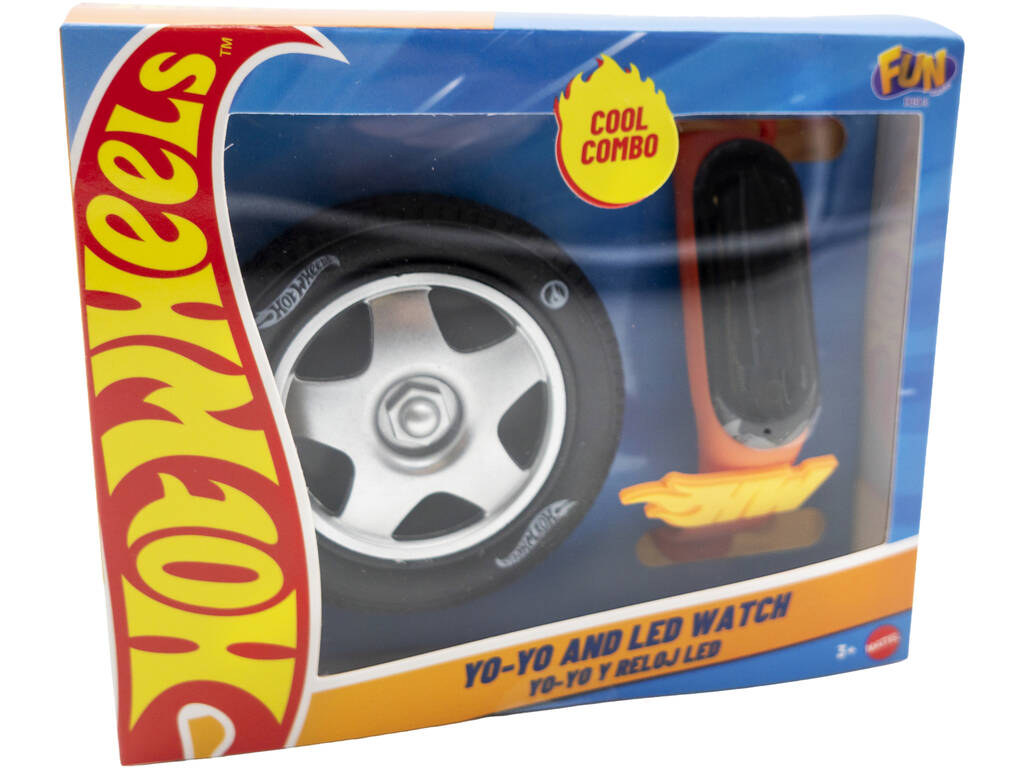 Pack Hot Wheels Montre LED et yo-yo