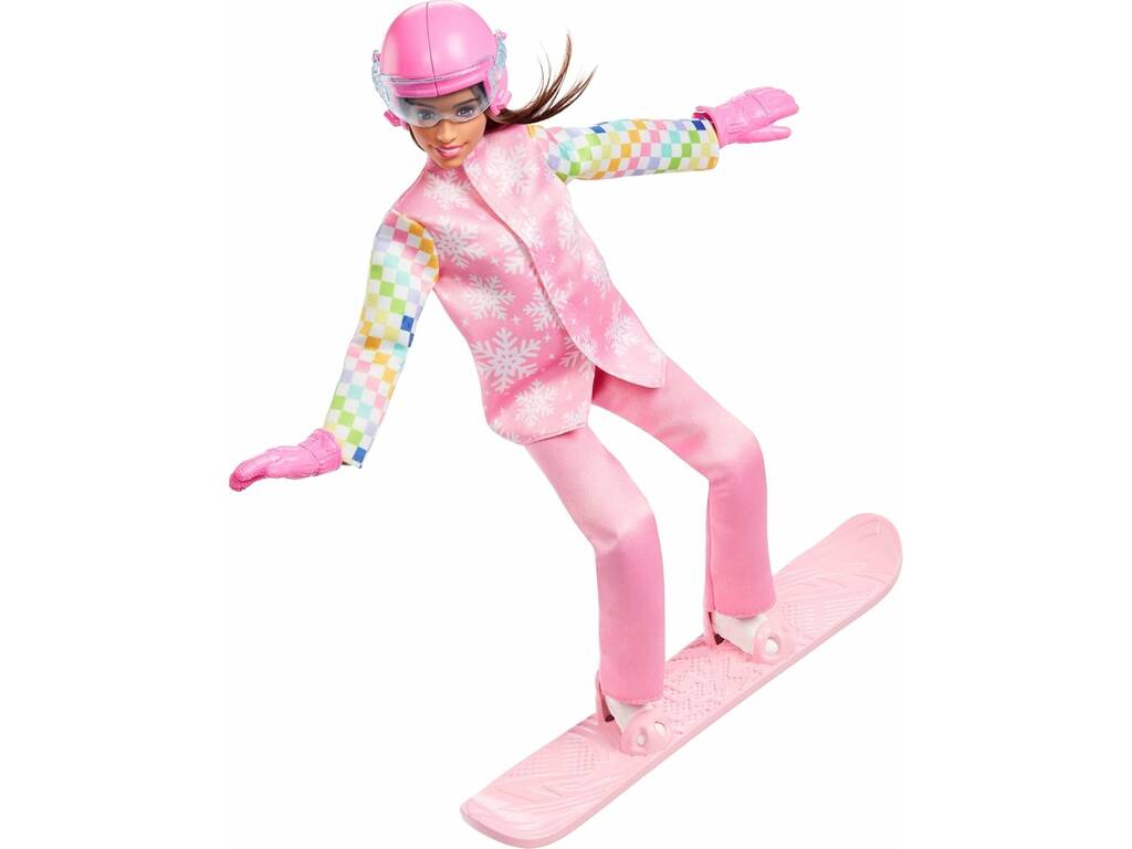 Barbie Tu peux être une poupée snowboardeuse avec accessoires