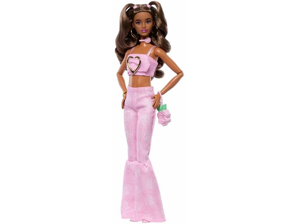 Barbie Deluxe Style Muñeca con Conjunto Vaquero Rosa