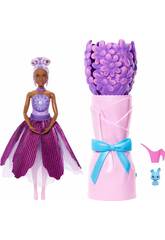 Barbie Petal Pop Poupée Lila avec animal de compagnie et accessoires
