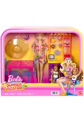 Barbie Summer Vacation Pack Boneca Barbie e Chelsea com Gelataria