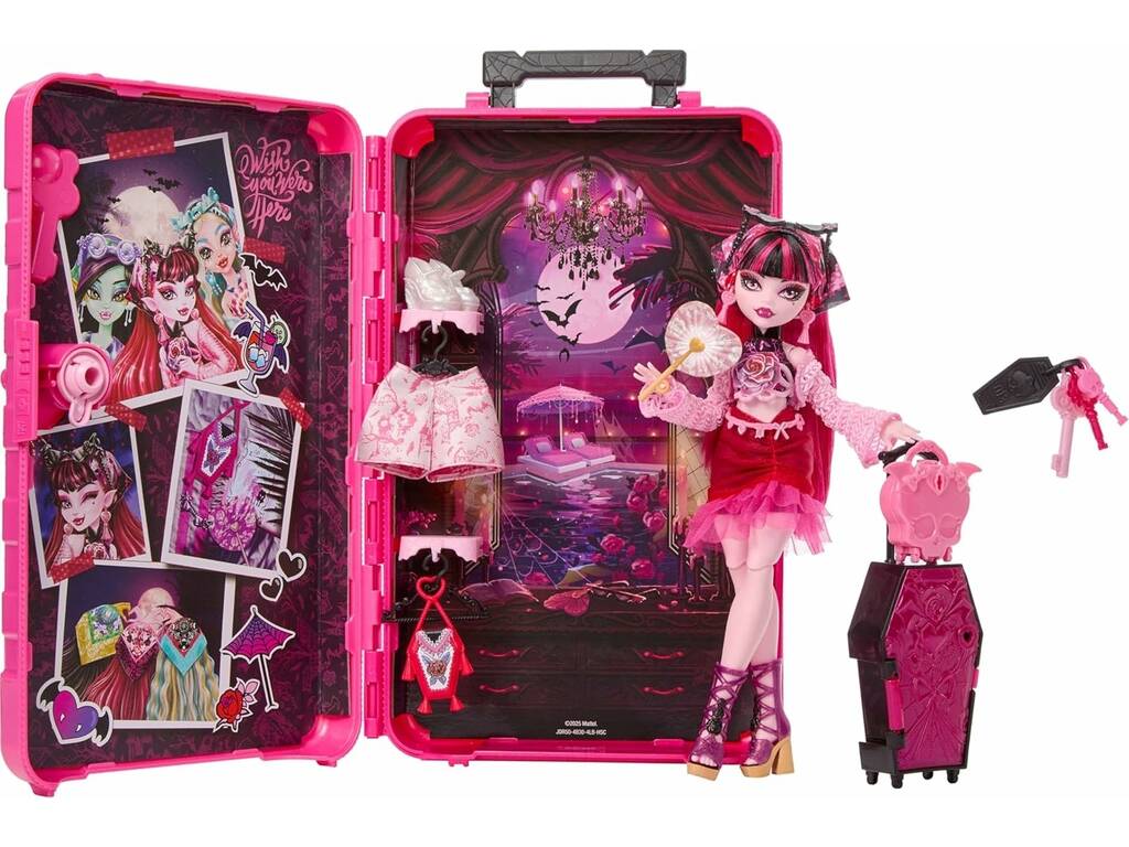 Monster High Skulltimate Secrets Destination Gore-Geous Oasis Poupée Draculaura