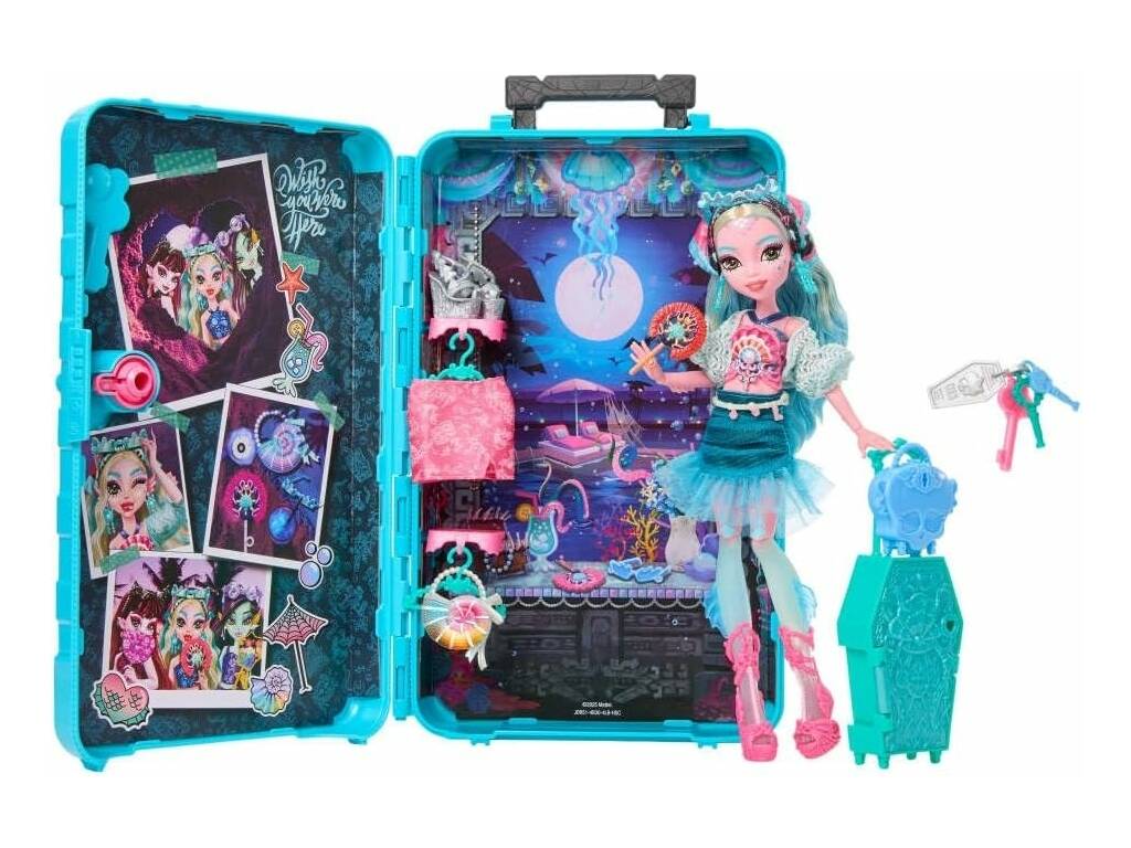 Monster High Skulltimate Secrets Destination Gore-Geous Oasis Poupée Lagoona Blue