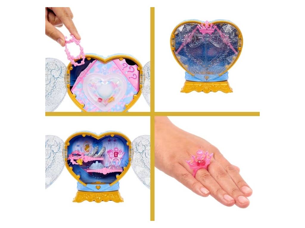 Princesses Disney Jewel Reveal Poupée Cendrillon avec accessoires