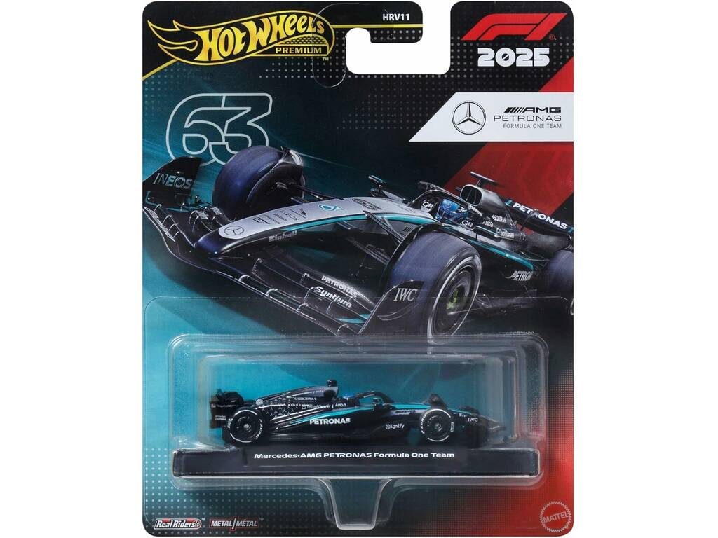 Hot Wheels Premium Vehículo Formula 1 2025
