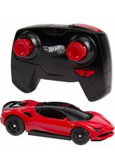 Hot Wheels RC Vehículo Ferrari SF90 Stradale Assetto Fiorano 1:64