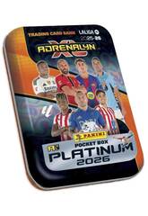 Adrenalyn XL La Liga 2025-26 Pocket Box Platinum avec 30 cartes
