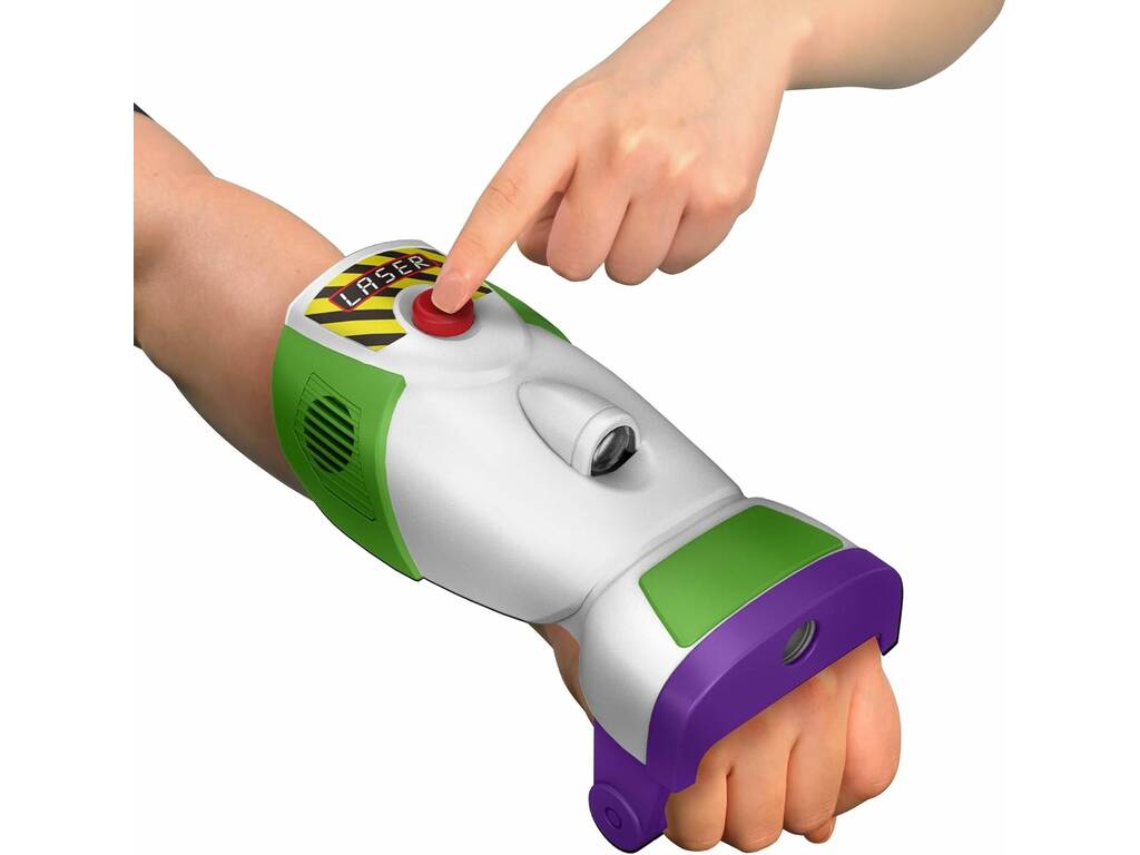 Toy Story 5 Guante Láser de Guardian Espacial de 22 cm con Luz, Sonido y Vibración