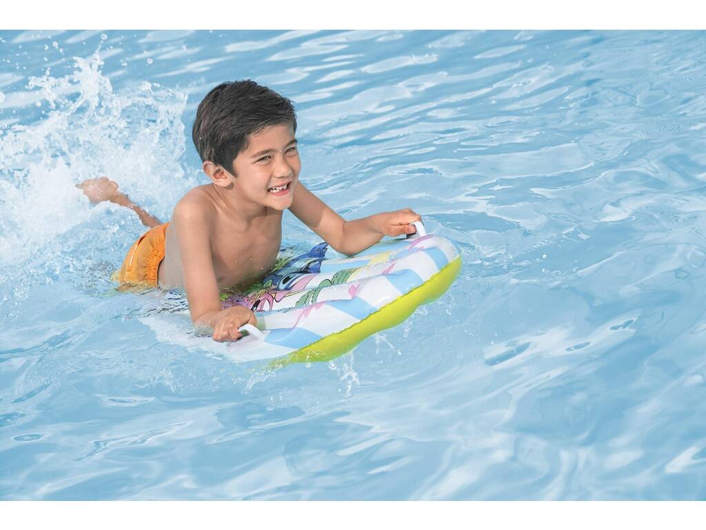 Disney Stitch Matelas gonflable pour planche de surf 114 x 46 cm Stitch et Angel Bestway 9104V