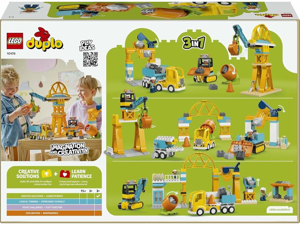 Lego Duplo Obra e Veículos de Construção 3 em 1