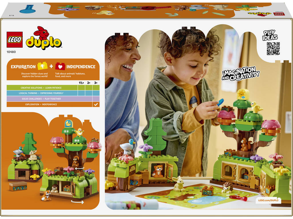Lego Duplo Bosque de los Descubrimientos con Animales Salvajes