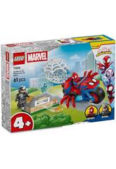 Lego Marvel Spidey sulla sua moto vs Rino