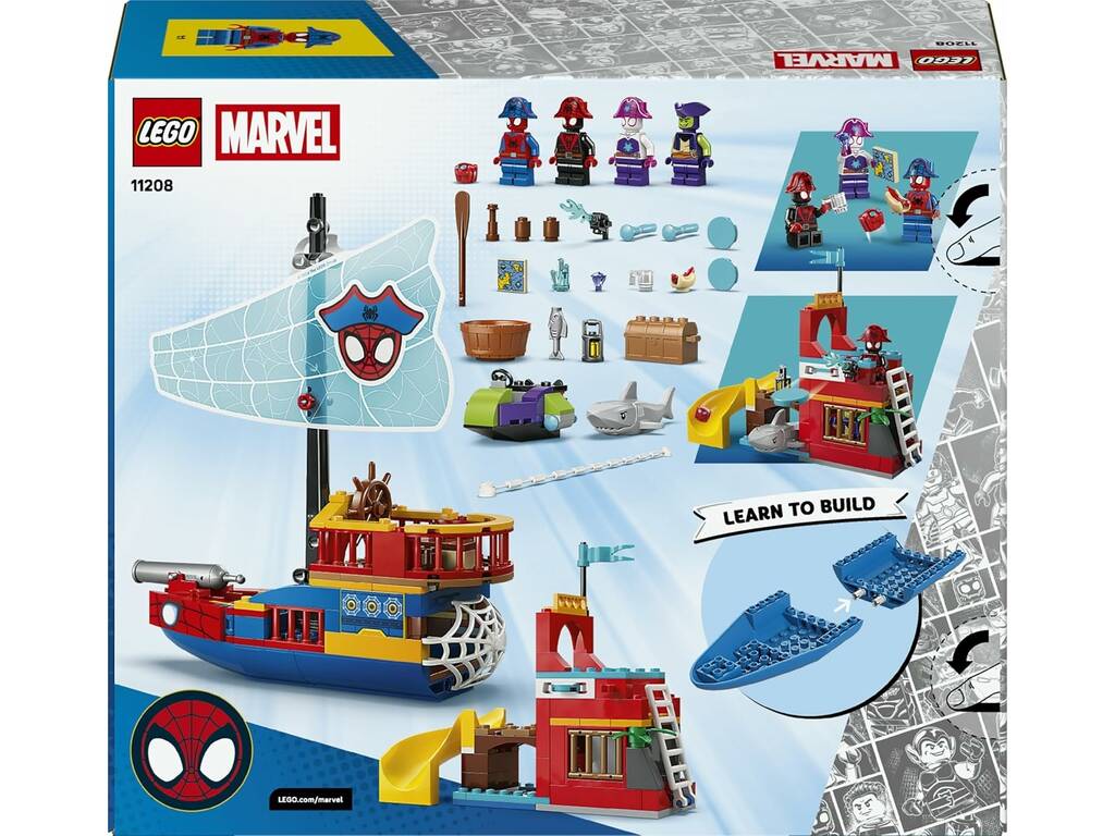 Lego Marvel Barca Pirata del Team Spidey