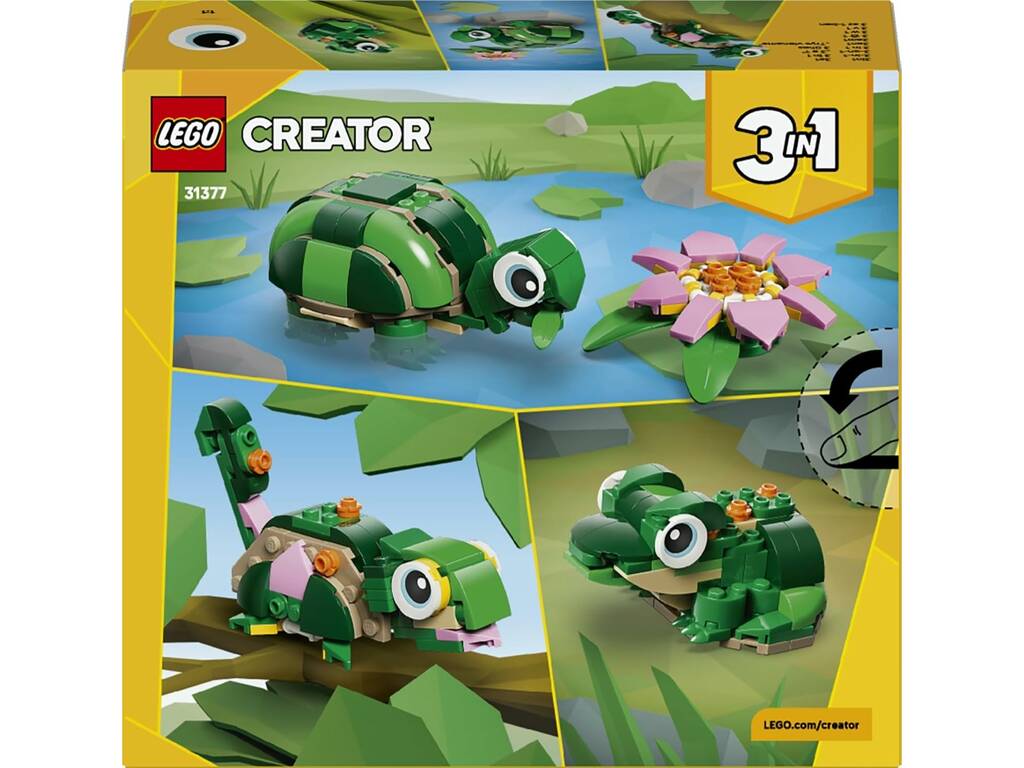 Lego Creator Tartaruga con fiore di ninfea