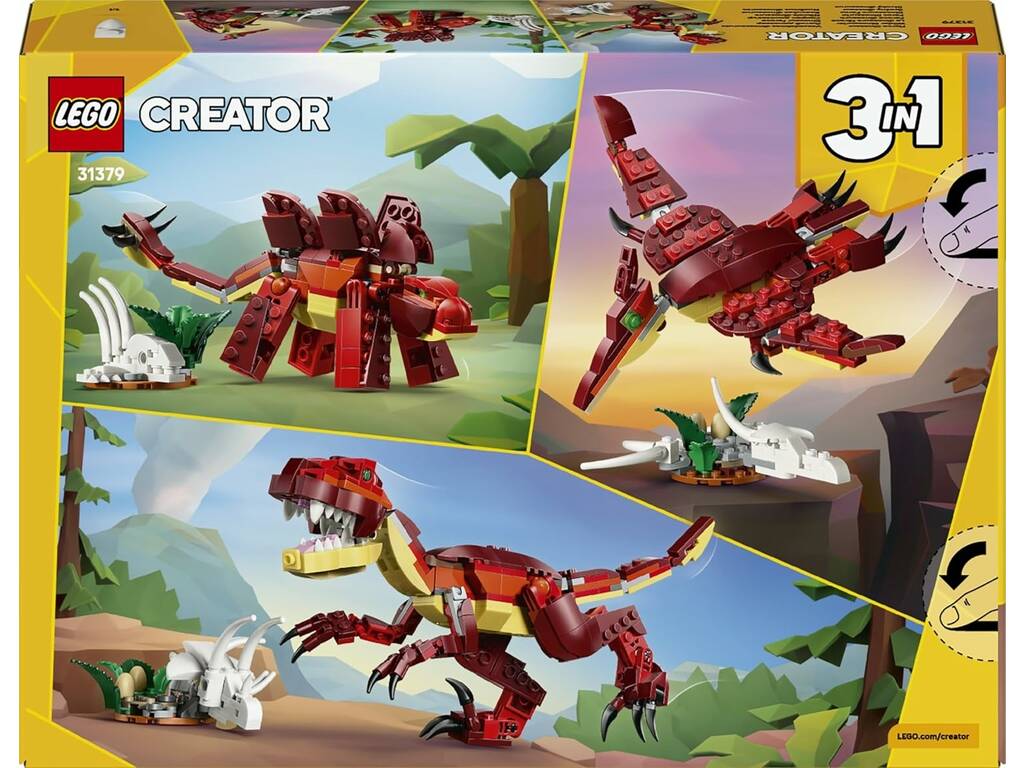 Lego Creator 3 in 1 Dinosauri Feroci