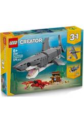Lego Creator 3 en 1 Féroce Requin avec Coffre au Trésor