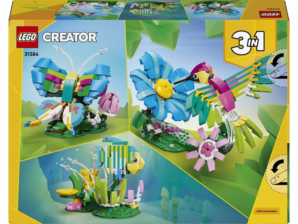 Lego Creator 3 in 1 Fauna Selvatica: Colibrì Colorato