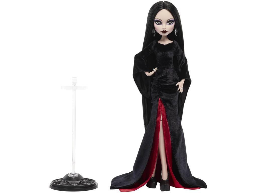 Monster High Wednesday Muñeca Morticia Addams
