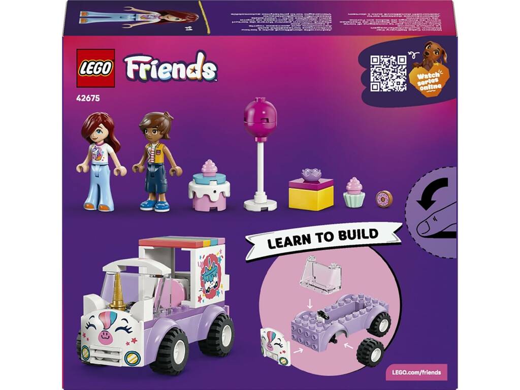 Lego Friends Auto Unicorno per la consegna di torte