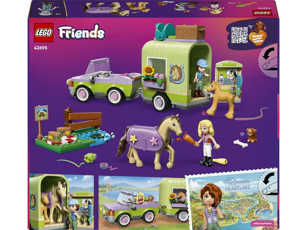 Lego Friends Pferde- und Fohlenanhänger