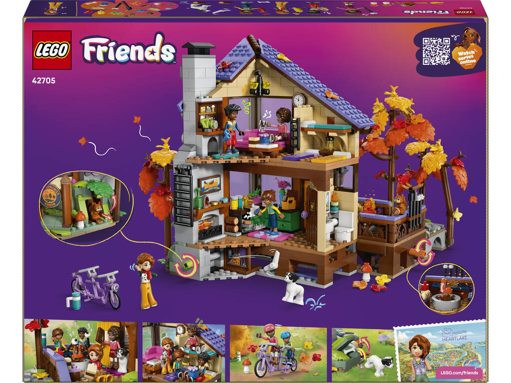 Lego Friends Acogedora Cabaña Otoñal en el Bosque
